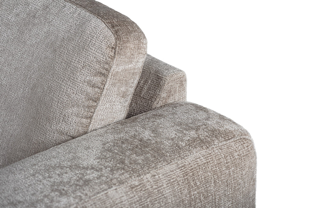 3 seater corner left, fabric perfect harmony 04, r720 champagne