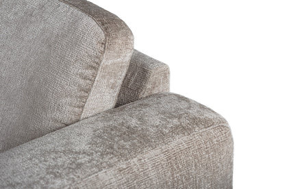 3 seater corner left, fabric Perfect Harmony 04, R720 champagne