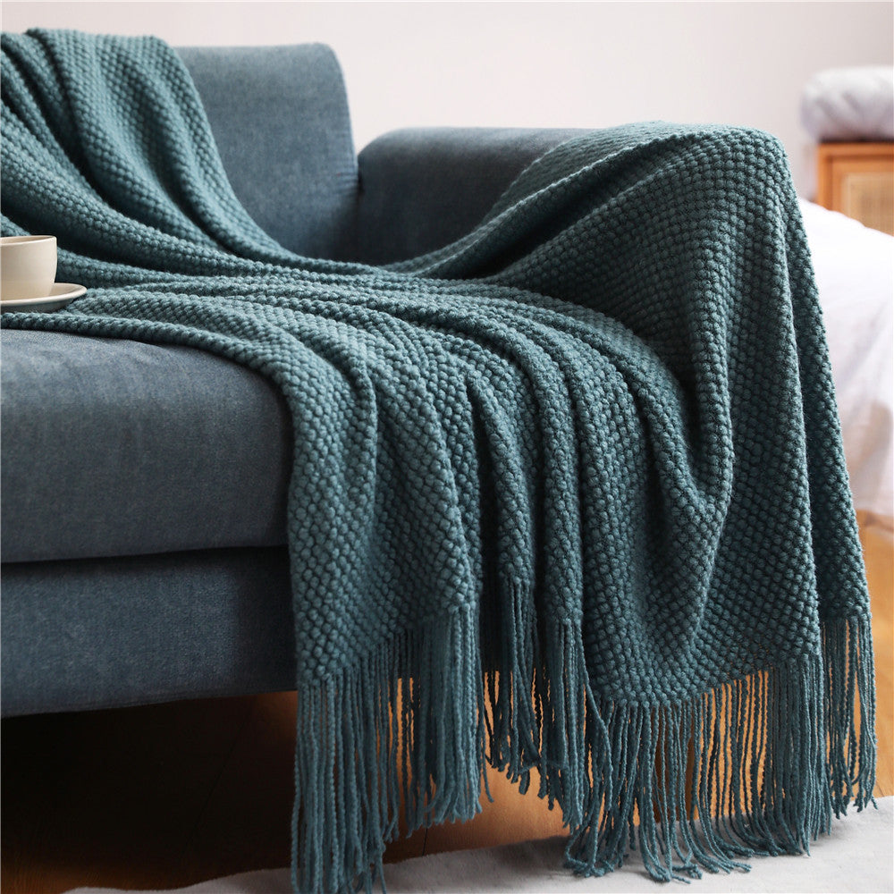 woondeken met scandinavisch strependesign