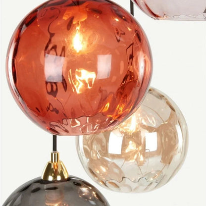 Hanglamp glas-in-lood modern Scandinavisch design