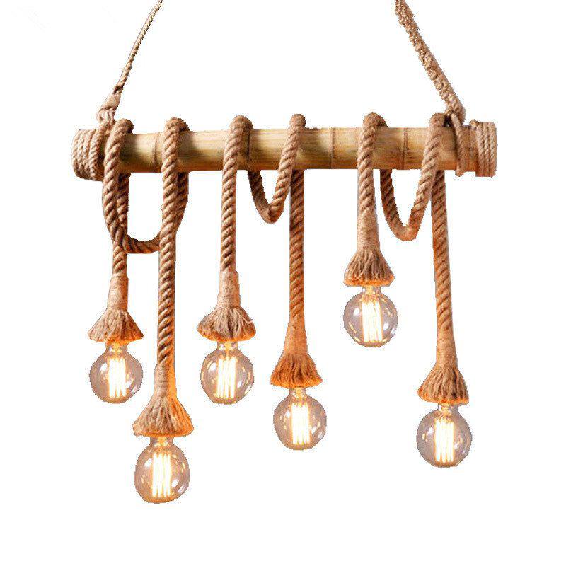 vintage ontwerp touw hanglamp