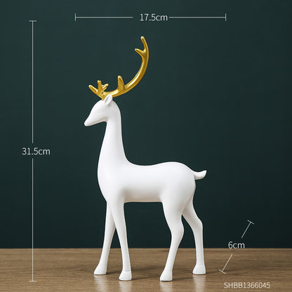 Kerstdecoratie Minimalistische Rendieren