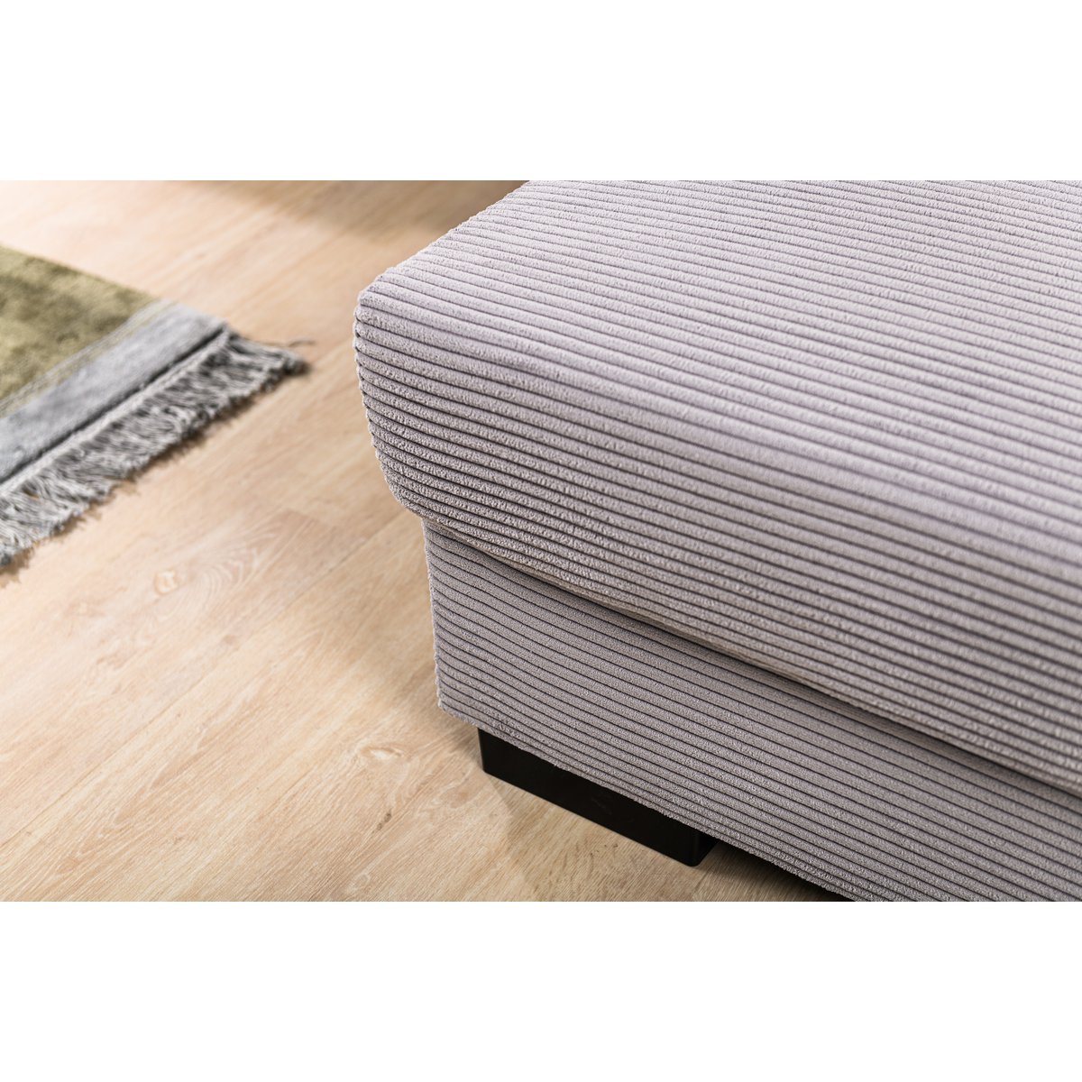 3 seater sofa cl right, fabric rib, rib311 grey