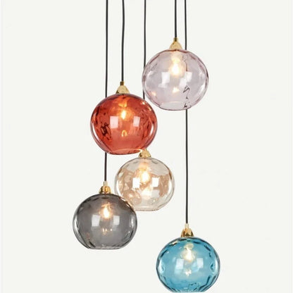Hanglamp glas-in-lood modern Scandinavisch design