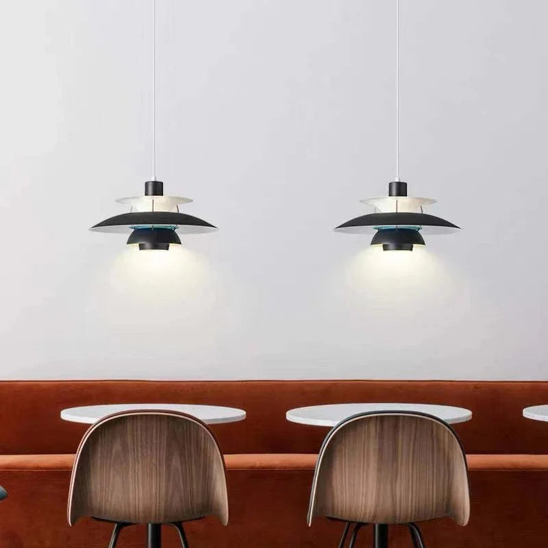 elegante morandi moderne led hanglamp met sfeervolle kap