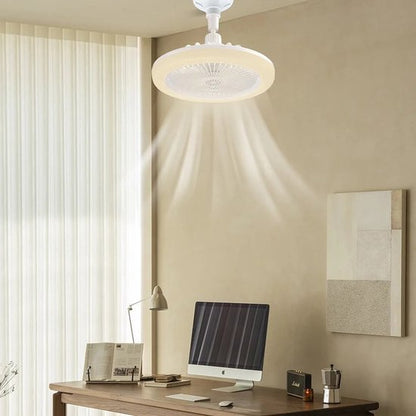 Moderne plafondventilator met lampfitting voor woonkamer of slaapkamer