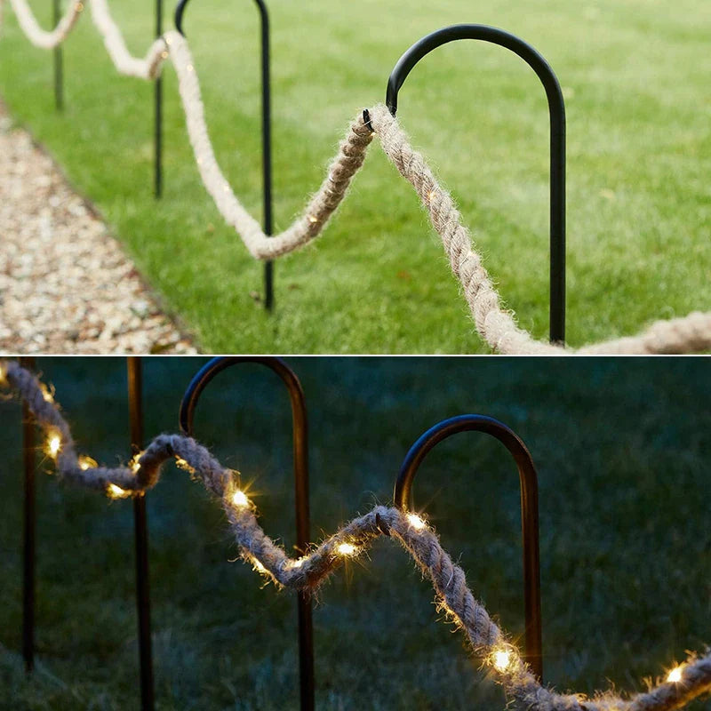 touw hanglamp rustiek ontwerp
