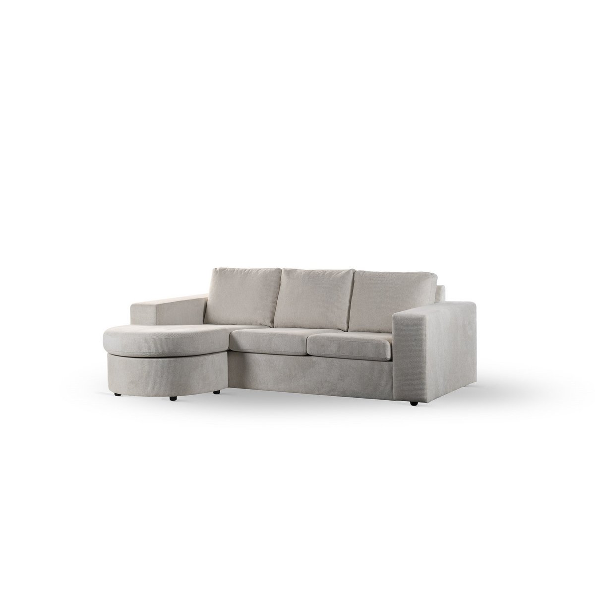 3 seater sofa cl l+r, fabric lord 22, e460 beige