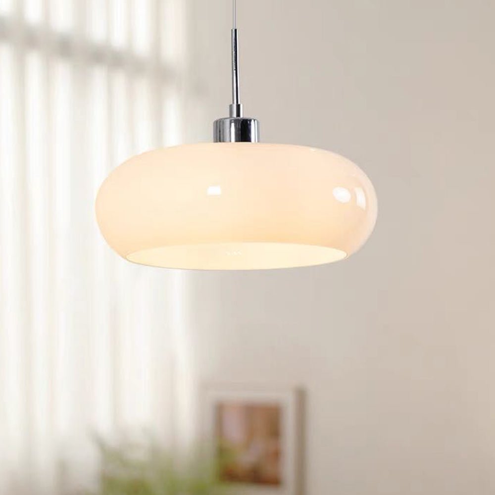 elegant hailie glazen hanglamp in broodvorm