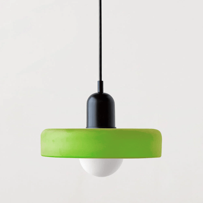 Stijlvolle Bauhaus Hanglamp van Elegante Kleurige Glas