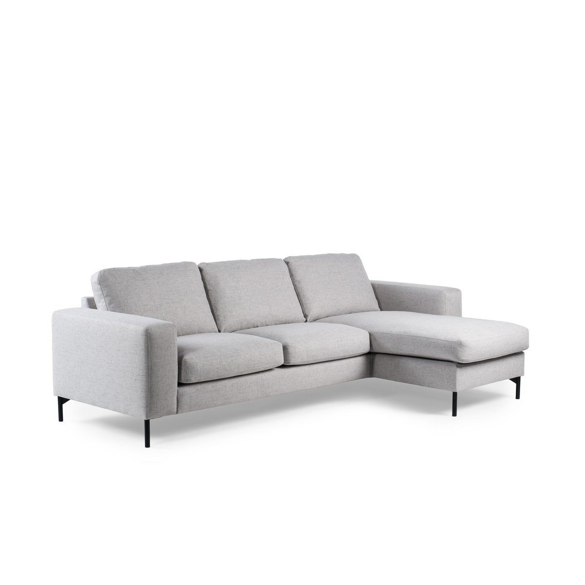 3 seater sofa cl l+r, valente fabric, v311 grey