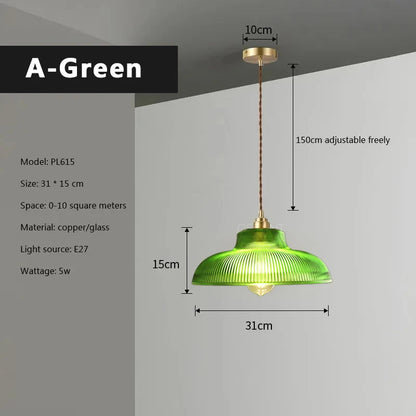 Hanglamp glazen bol Solstice Glow