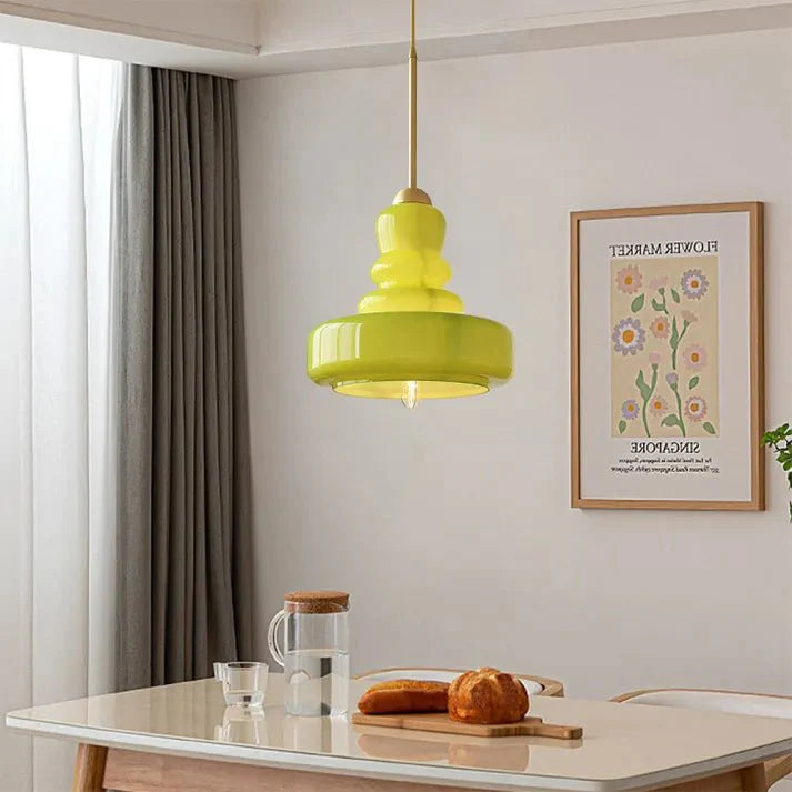 stijlvolle bauhaus kalebas glazen hanglamp voor een modern accent