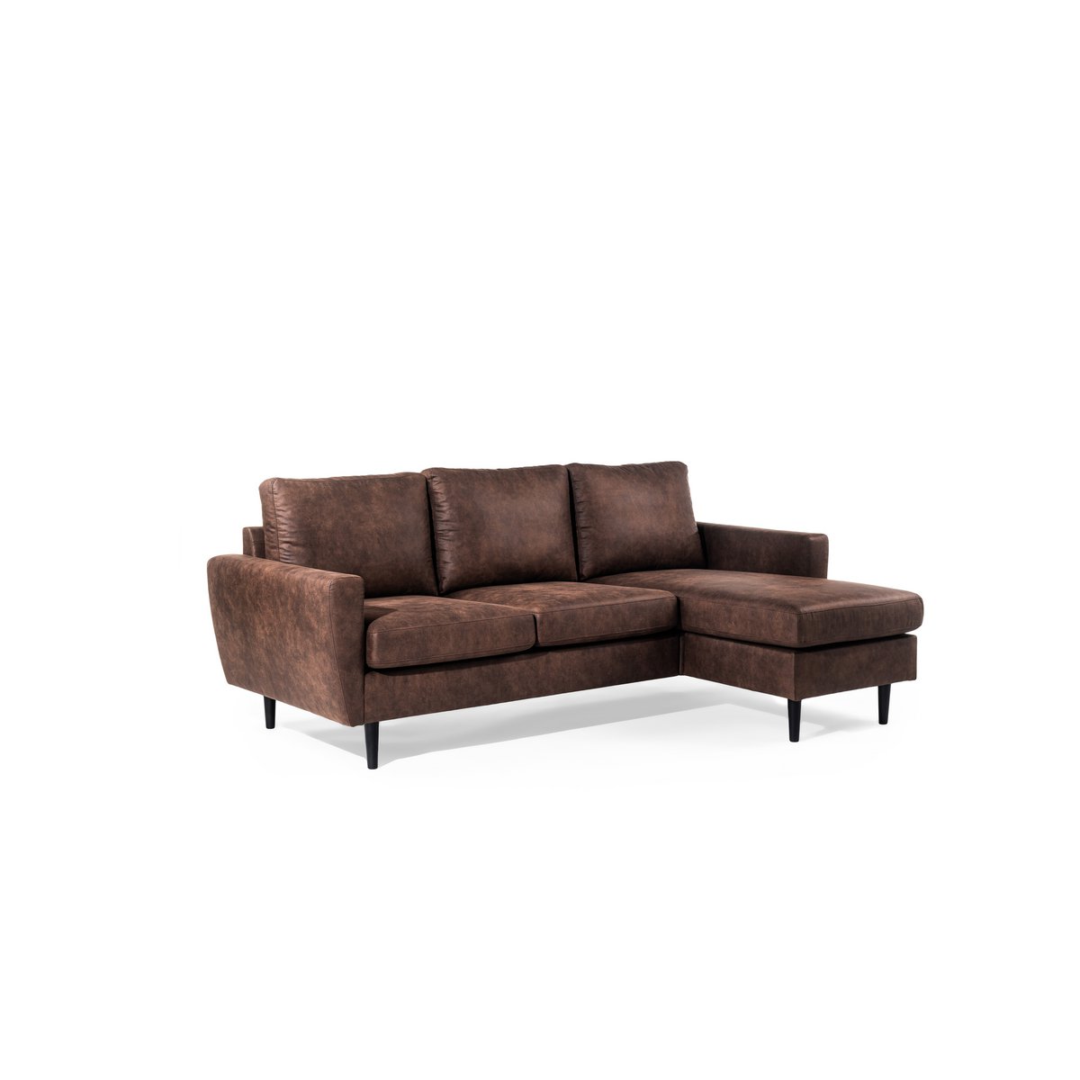 3 seater sofa cl cl l+r, savannah fabric, s430 brown