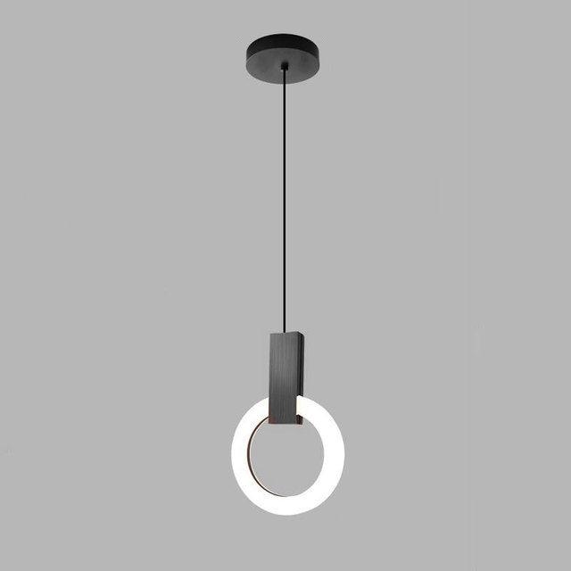 elegante nordic ring led hanglamp voor een moderne sfeer