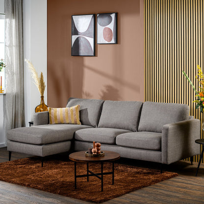 3-seater sofa CL L+R, fabric Woven, W520 taupe