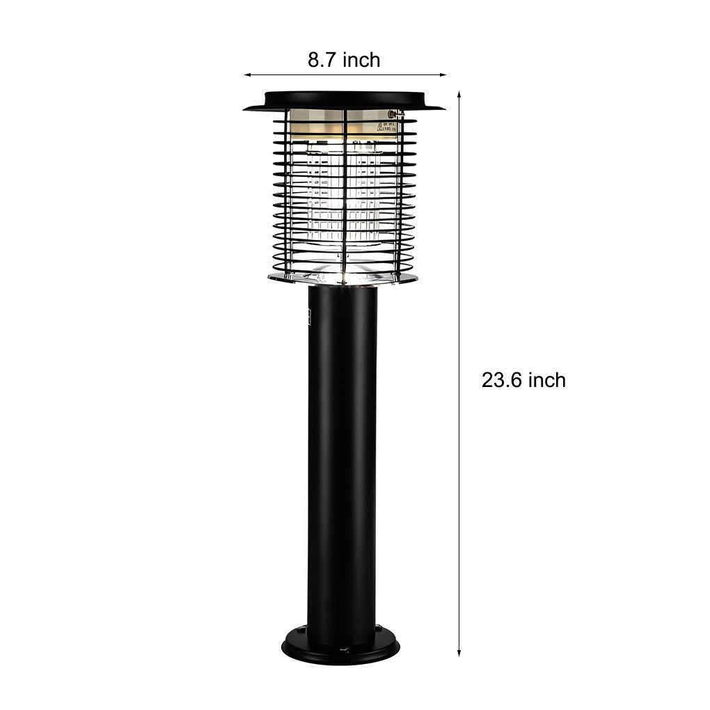 verbeterde waterdichte usb zonne-energie dubbele verlichting muggenscanner met frequentietrillingen