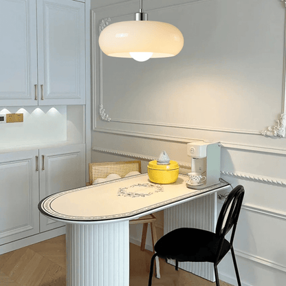 Elegant Hailie Glazen Hanglamp in Broodvorm