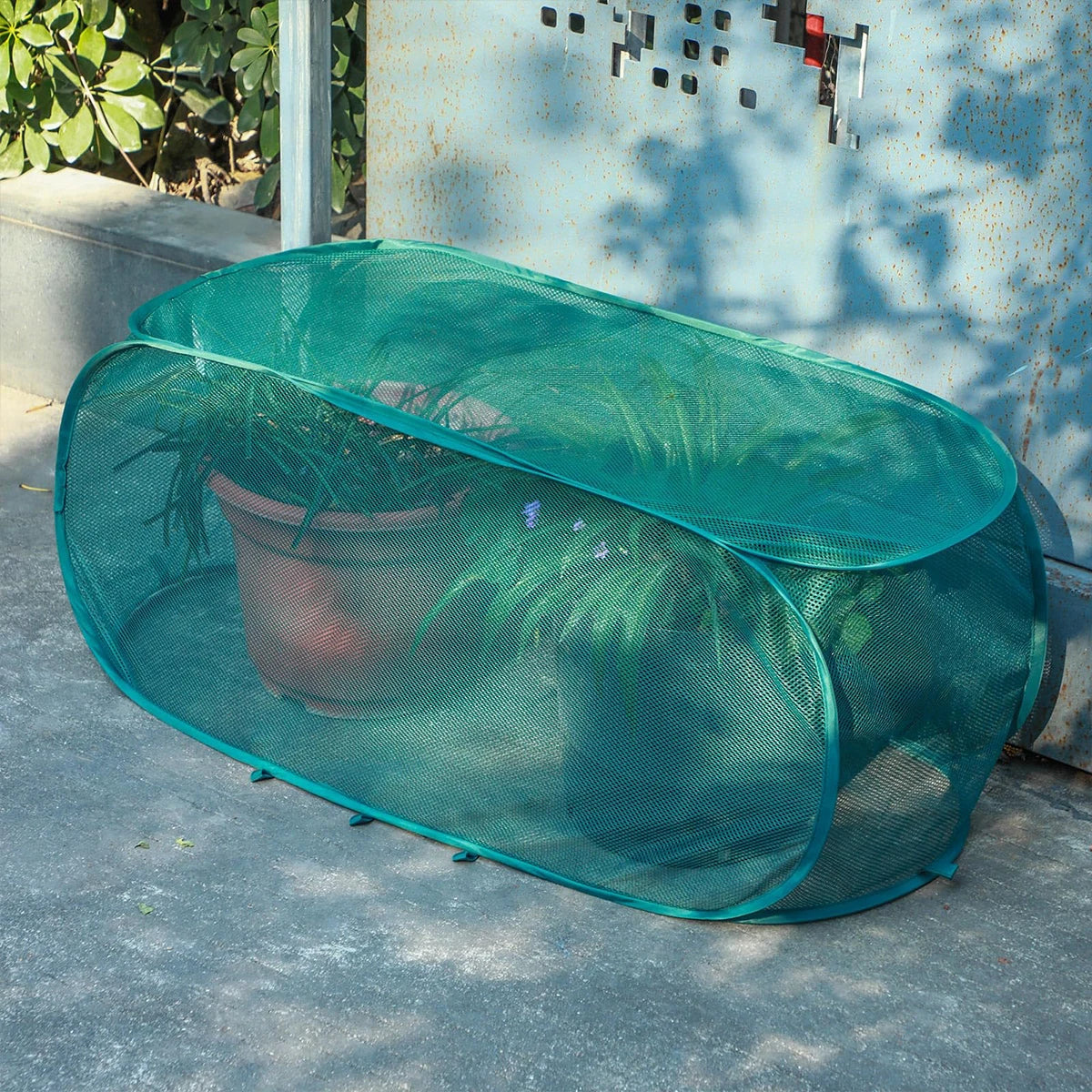 opvouwbaar plantenbeschermingsnet voor tuinbedden