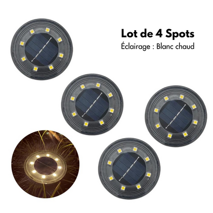 LED Solar Grondspots Buiten Waterdicht