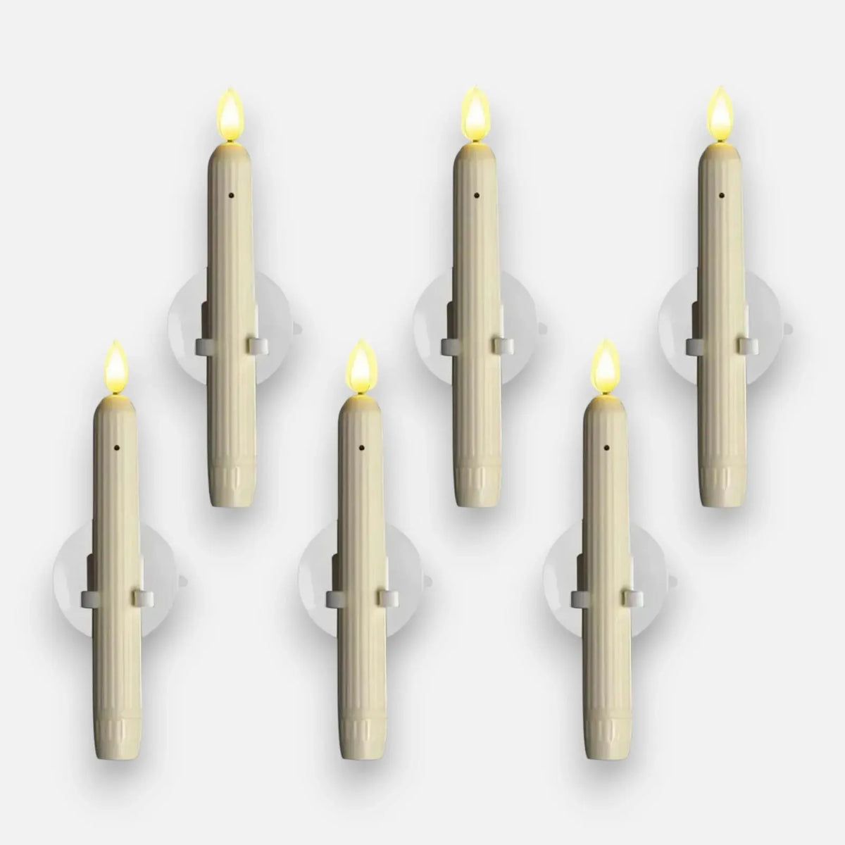 Flikkerende LED raamkaars voor woondecoratie en feestdagen