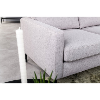 3 seater sofa CL L+R, Valente fabric, V311 grey