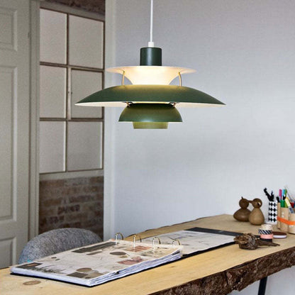 Elegante Morandi Moderne LED Hanglamp met Sfeervolle Kap