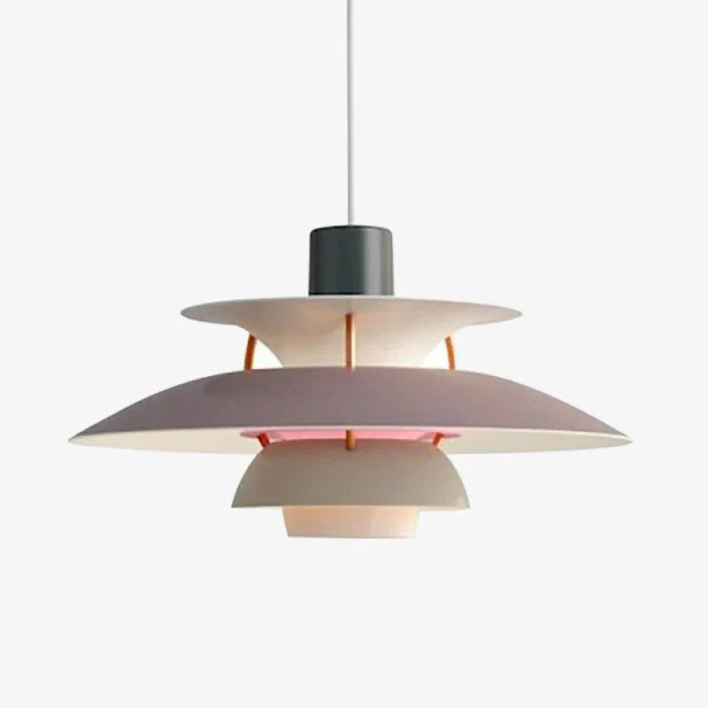 elegante morandi moderne led hanglamp met sfeervolle kap