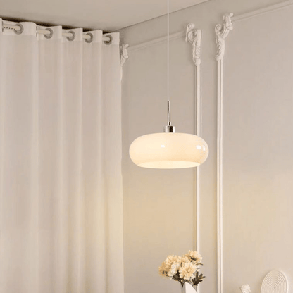 Elegant Hailie Glazen Hanglamp in Broodvorm