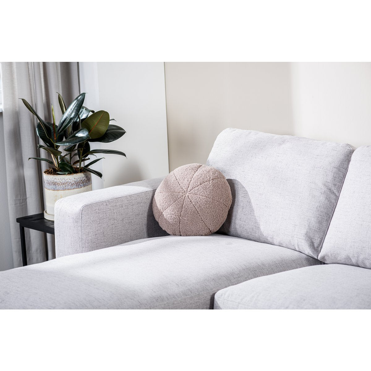 3 seater sofa cl l+r, valente fabric, v311 grey