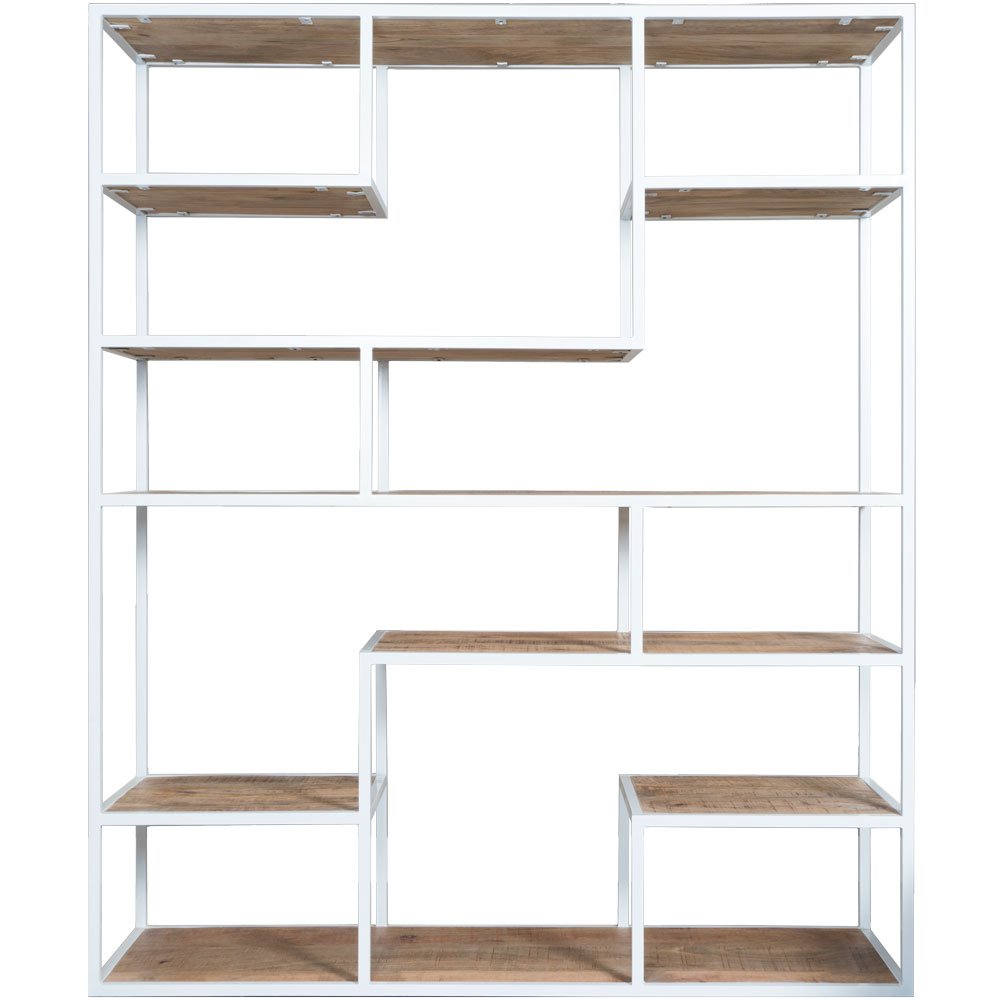 huub white shelving unit 175 x 145 cm – room divider