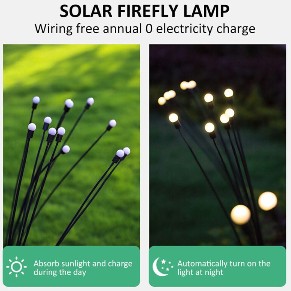 zonne tuinlampen op prik 70cm 2-pack 6 led