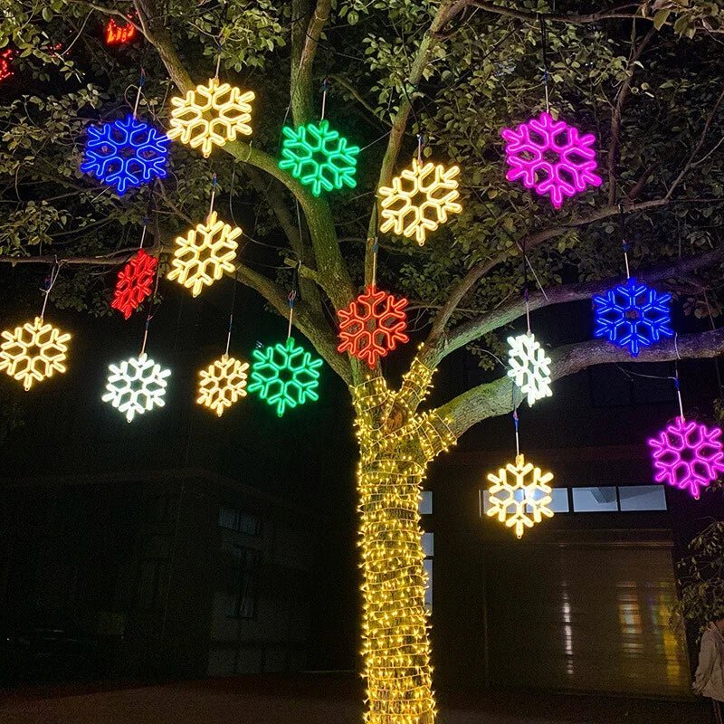 magische led sneeuwvlokverlichting voor een betoverende kerst!