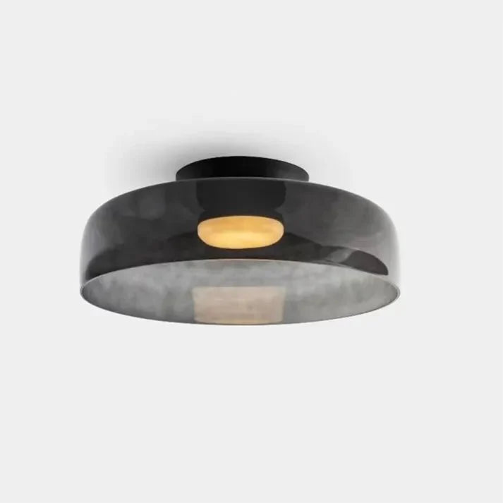 verfijnde scandinavische design plafondlamp met een creatieve middeleeuwse glazen touch