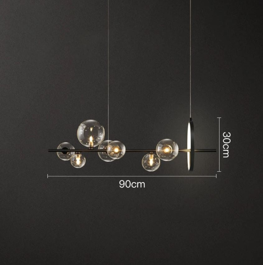 macrocosm | elegante hanglamp van handgeblazen glas