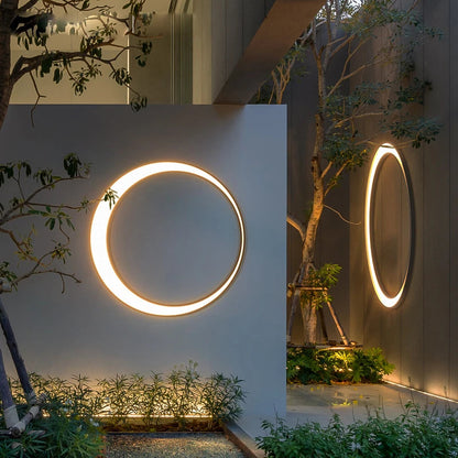 LED Buitenmuurlamp Cirkelvormig Ontwerp
