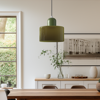 Stijlvolle Bauhaus Glazen Hanglamp voor een Creatieve Sfeer