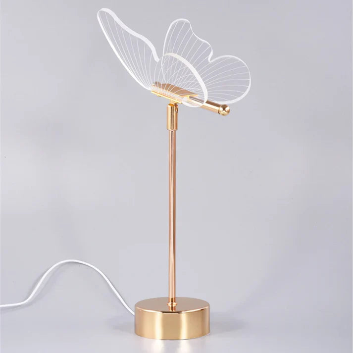 bedlampje met vlinderdesign