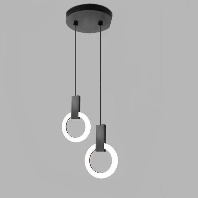 elegante nordic ring led hanglamp voor een moderne sfeer