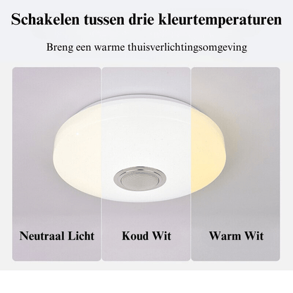 Stijlvolle Plafondlamp met Ingebouwde Speaker