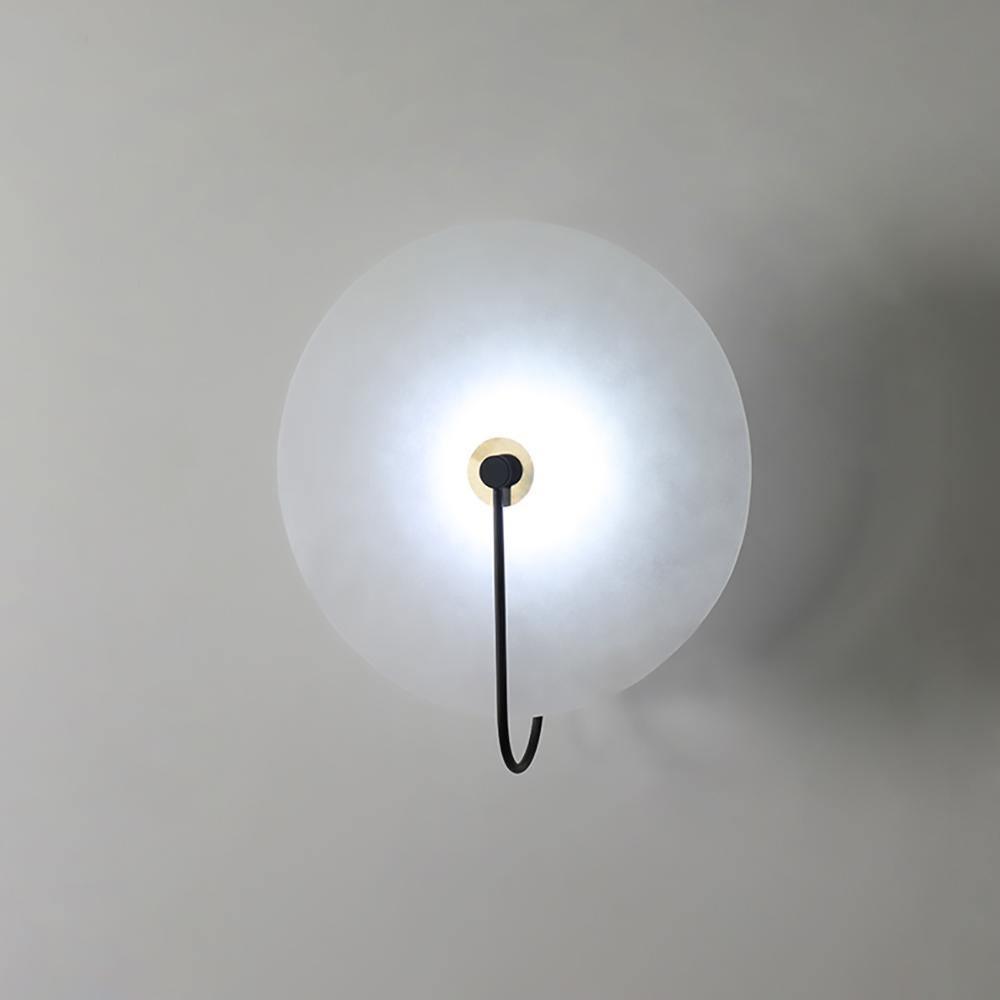 elegante alabaster led wandlamp voor een sfeervolle verlichting