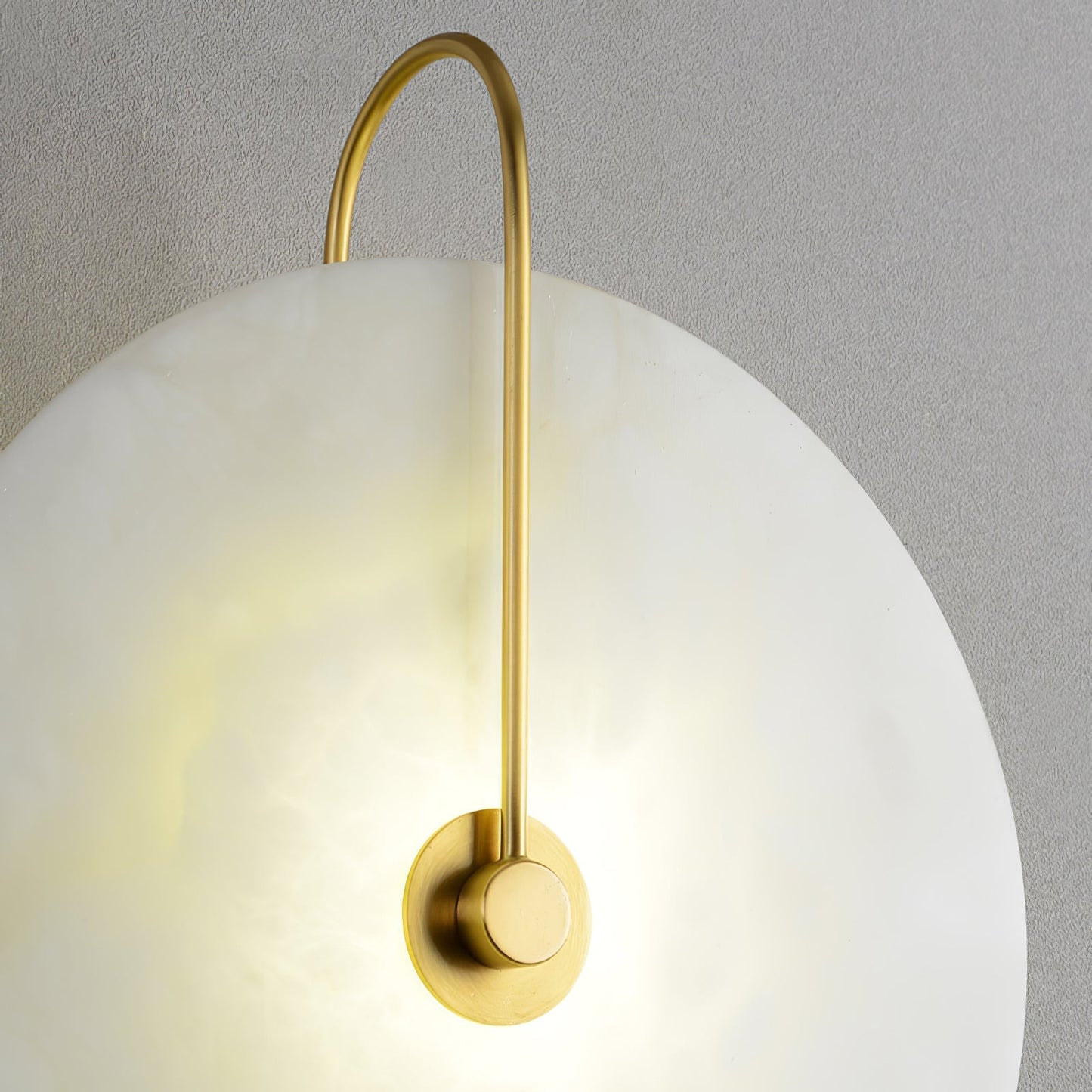 elegante alabaster led wandlamp voor een sfeervolle verlichting