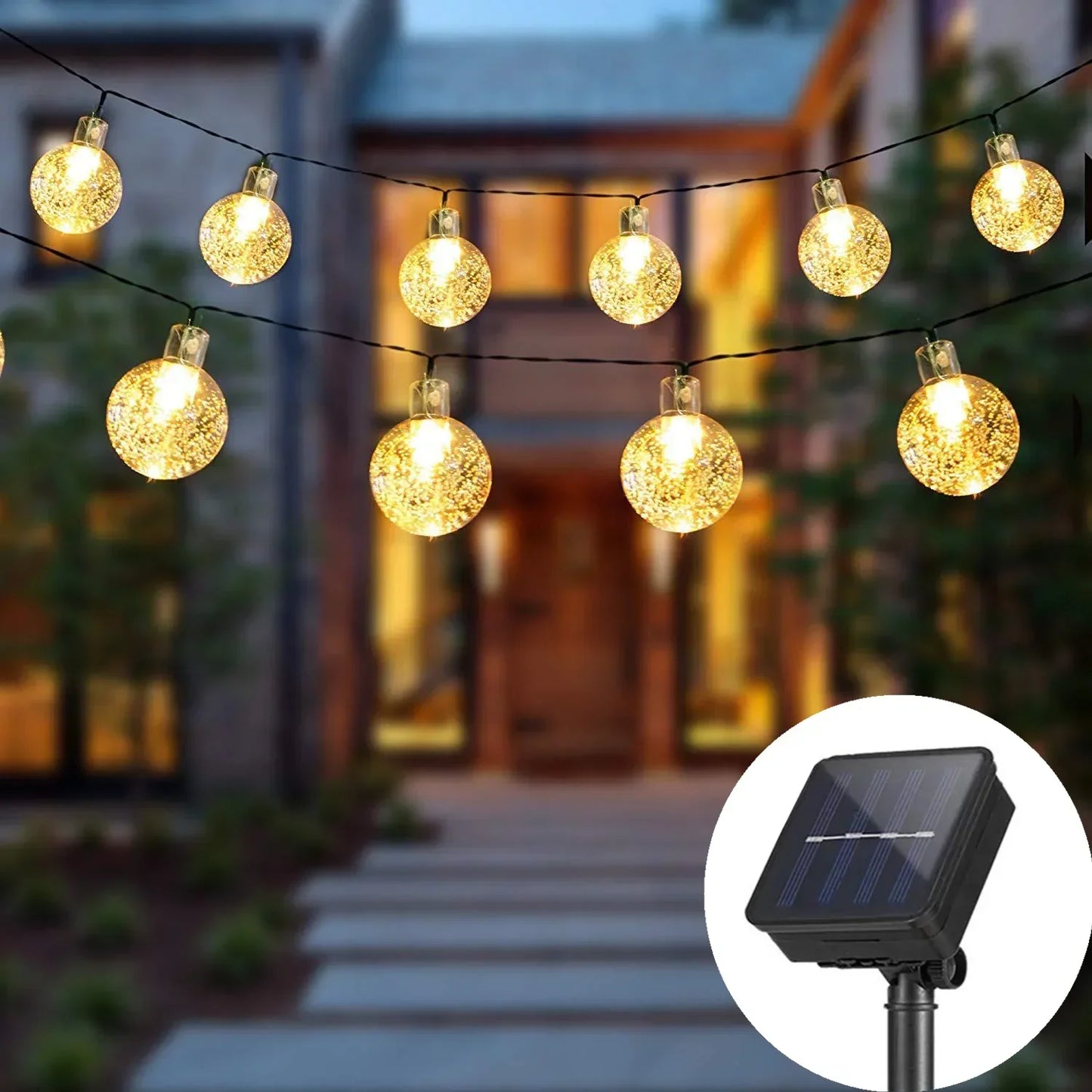 solarite - maak je buitenruimte sprankelend met waterdichte led-feeverlichting op zonne-energie!