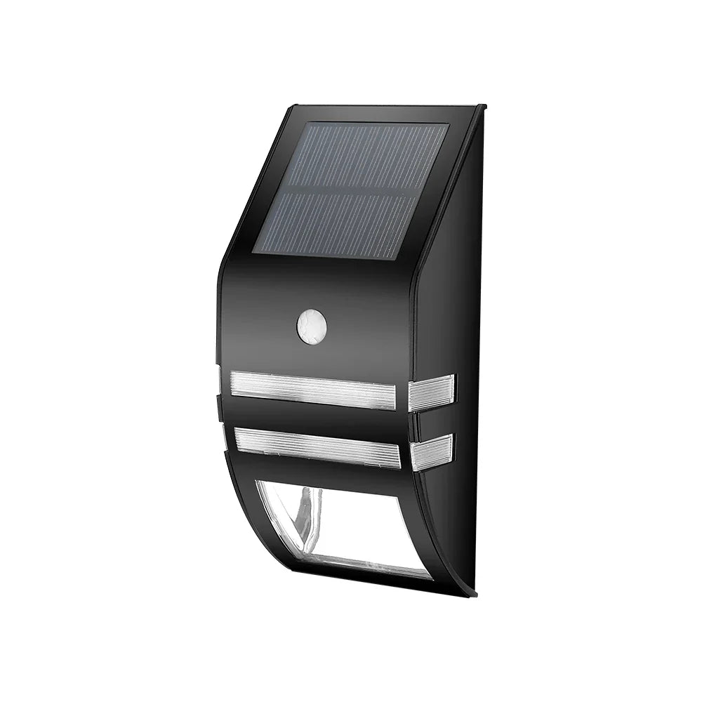 Minimalistische zwarte wandlamp voor tuin of gevel