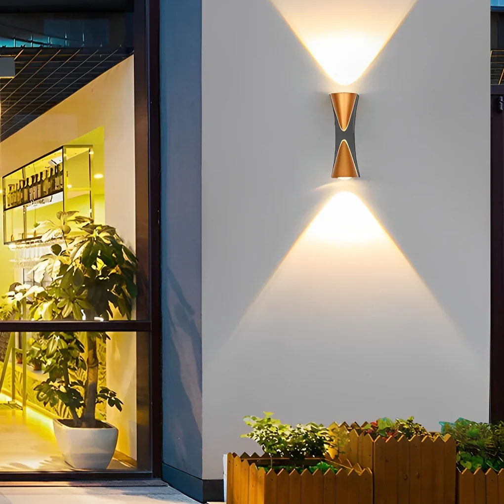 led buitenwandlamp voor sfeervolle verlichting bij de entree