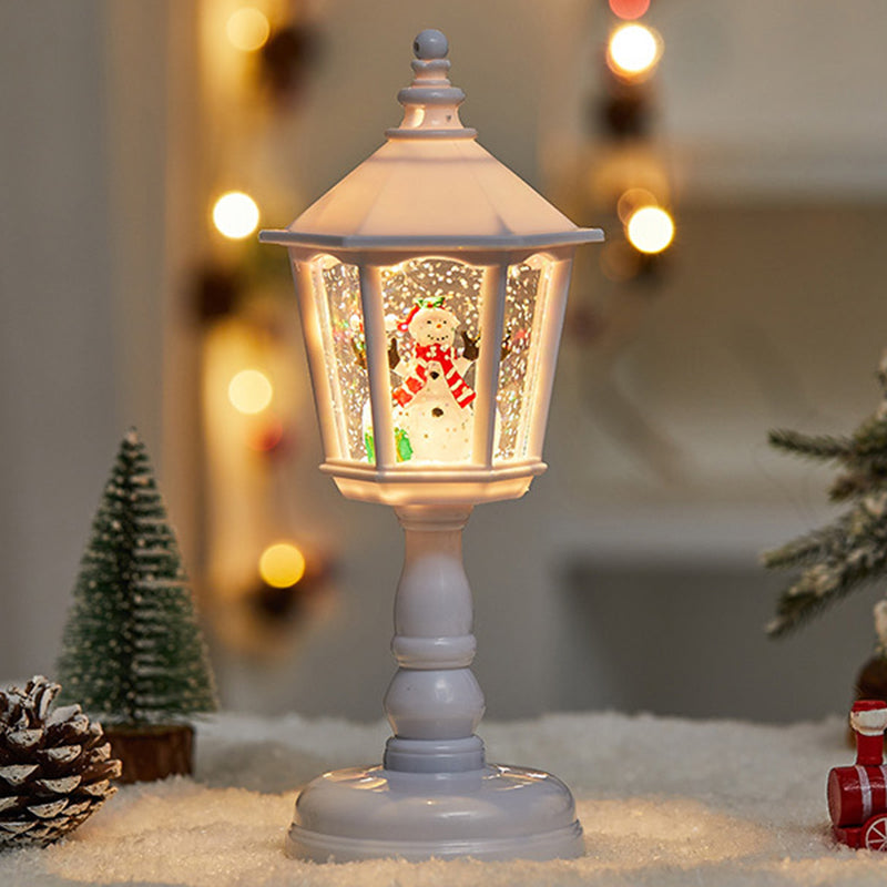 moderne art deco tafellamp voor kerstsfeer in huis