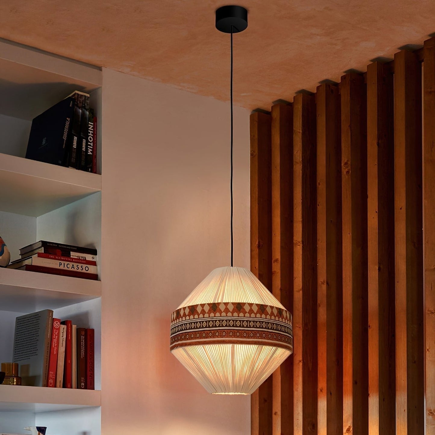 chic bohemian fringe pendant light