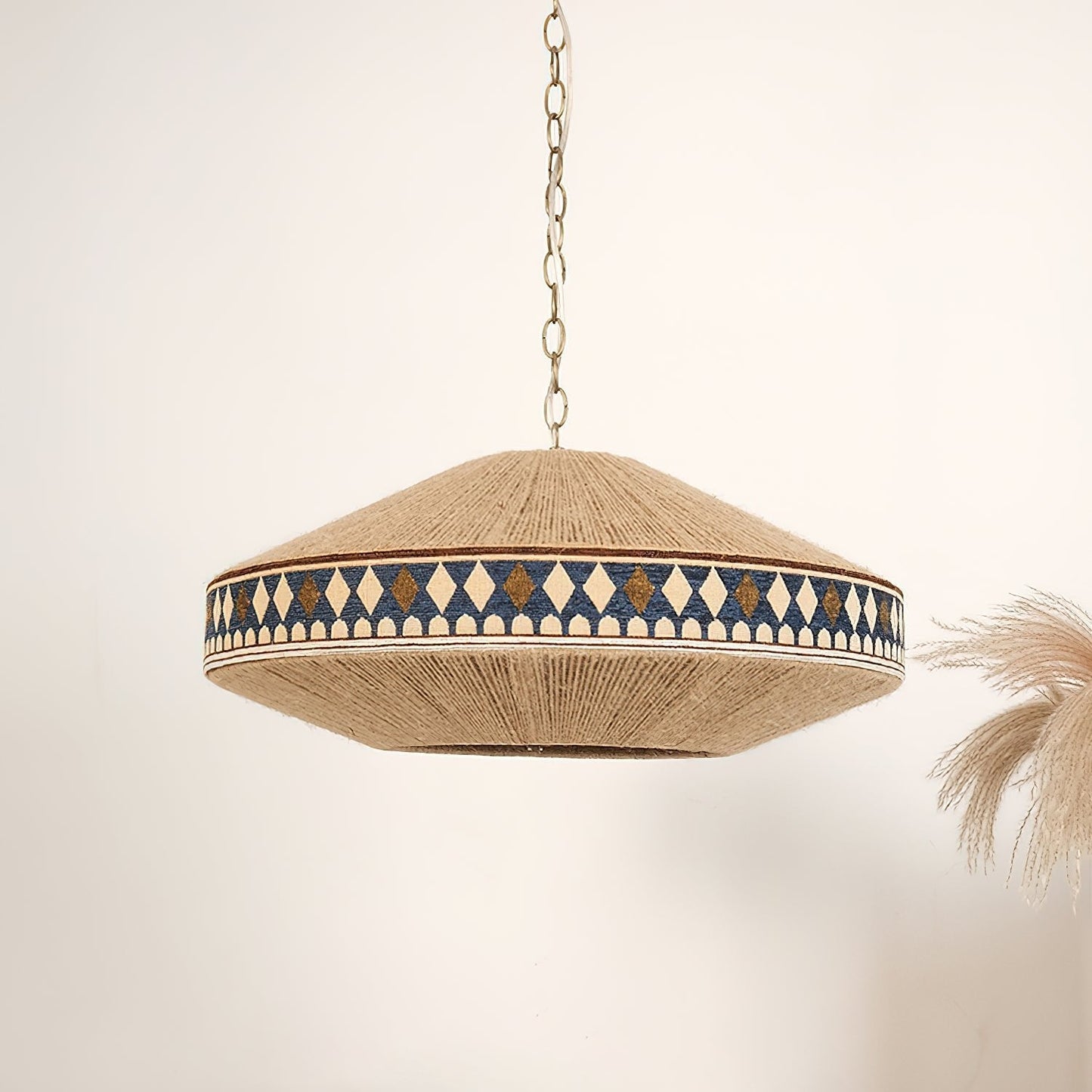 chic bohemian fringe pendant light