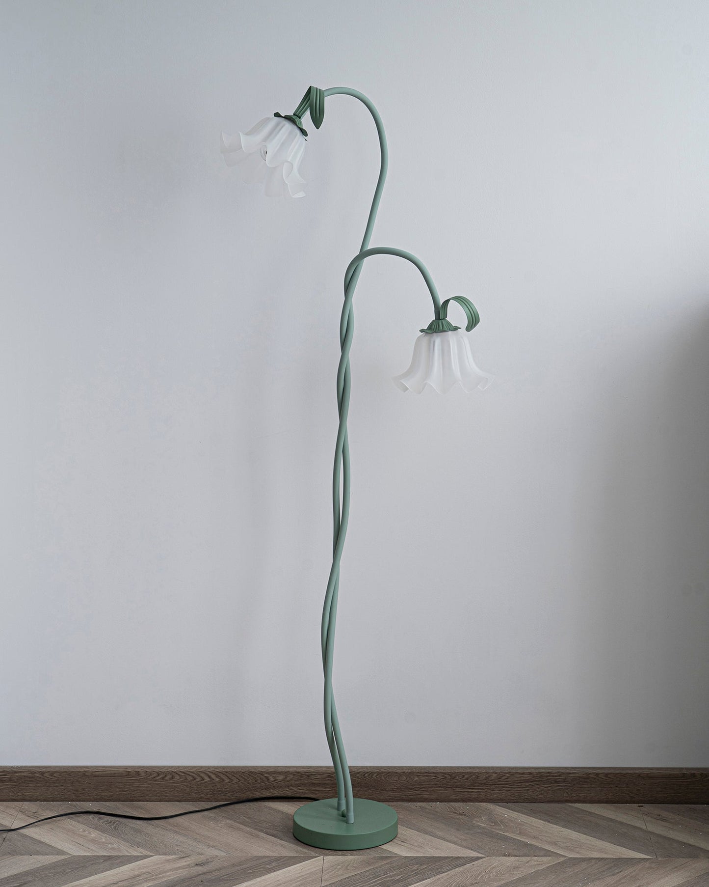 elegante calla bloemen vloerlamp voor een sfeervolle interieurverlichting