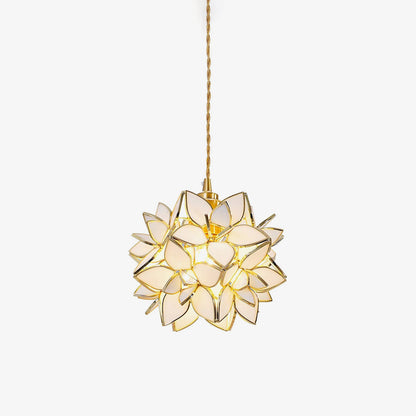 Elegante Kapiz Hanglamp voor een Betoverende Sfeer